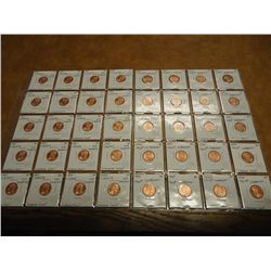 ERROR 40-UNC LINCOLN CENTS WITH CORROSION &DIE