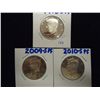 Image 1 : 1976-S,2009-S & 10-S KENNEDY HALF DOLLARS PROOF