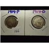 Image 1 : 1914 P&D BARBER DIMES BOTH FINES