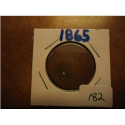 1865 TWO CENT PIECE