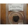 Image 1 : 1875 INDIAN HEAD CENT SEMI KEY PCGS AU DETAILS