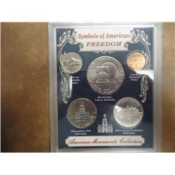 SYMBOLS OF AMERICAN FREEDOM SET SEE DESCRIPTION