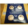 Image 1 : 4-SOLID BRONZE FRANKLIN MINT MEDALS AS SHOWN