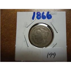 1866 THREE CENT PIECE (NICKEL)