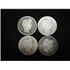 Image 1 : 4 ASSORTED 1890'S BARBER DIMES