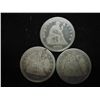Image 1 : 1876,77-S & 91 SEATED LIBERTY QUARTERS
