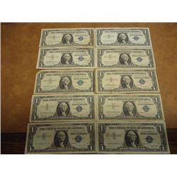 10-1957-A $1 SILVER CERTIFICATES