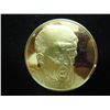 Image 1 : 2.12 TROY OZ 24KT GOLD OVER STERLING ROUND