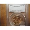 Image 1 : 2007-P SACAGAWEA DOLLAR PCGS MS67