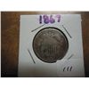 Image 1 : 1867 SHIELD NICKEL