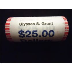 $25 ROLL OF ULYSSES S. GRANT $1 UNC