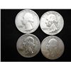 Image 1 : 1935,52-D,52-D & 54-D WASHINGTON SILVER QUARTERS
