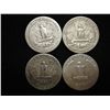 Image 2 : 1935,52-D,52-D & 54-D WASHINGTON SILVER QUARTERS
