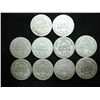 Image 2 : 10 ASSORTED BARBER DIMES