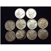Image 1 : 10 ASSORTED 1940'S MERCURY DIMES