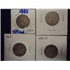 Image 1 : 1883,84,1903 & 12-D LIBERTY "V" NICKELS