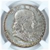 Image 2 : 1958-D FRANKLIN HALF DOLLAR NGC MS65 FBL CAC STICKER, SUPERB COLORS!