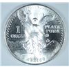 Image 1 : 1985 1 OZT .999 FS MEXICO "LIBERTAD"