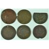 Image 2 : 6-PCS LOW GRADE LARGE ONE CENT