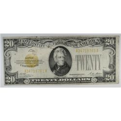 1928 $20 GOLD CERTIFICATE