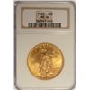Image 1 : 1922 $20 GOLD ST. GAUDENS NGC MS64