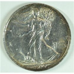 1919 WALKING LIBERTY HALF DOLLAR, MS-63 WHITE  VERY RARE!!