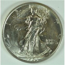 1936-S WALKING LIBERTY HALF DOLLAR, MS-65 GEM BLAST WHITE