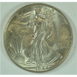 1944 WALKING LIBERTY HALF DOLLAR, MS-64 ORIGINAL