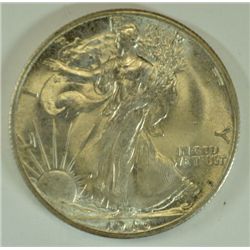 1946-S WALKING LIBERTY HALF DOLLAR,  MS-65 BLAST WHITE