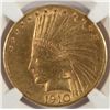 Image 2 : 1910-S $10.00 GOLD INDIAN NGC AU55 SCARCE