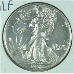 1937 WALKING LIBERTY HALF DOLLAR MS62