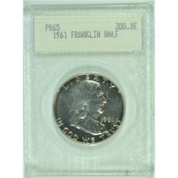 1961 PROOF FRANKLIN HALF DOLLAR PR-65