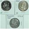 Image 1 : 3 HALF DOLLARS 1954-S XF, 1961 PROOF, 1970-S PROOF)