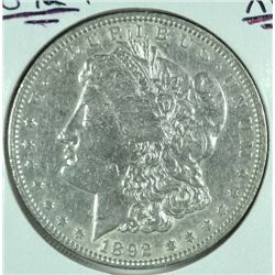 1892 MORGAN DOLLAR XF