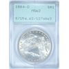 Image 1 : 1884-O MORGAN DOLLAR PCGS MS62 OGH