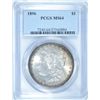 Image 1 : 1896 MORGAN DOLLAR PCGS MS64
