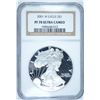 Image 1 : 2001-W PROOF SILVER AMERICAN EAGLE NGC PF70 UC