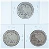 Image 2 : 3-1917-D OBV WALKING LIBERTY HALF DOLLARS "GRADING SET" (AG,GOOD,VG)