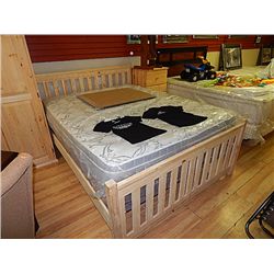 QUEEN PINE BED FRAME - NEW