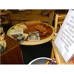 LARGE ROUND COFFEE TABLE