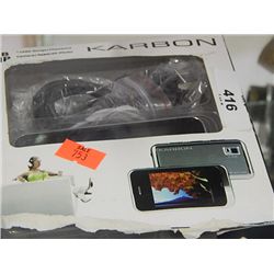 KARBON MP-932 4GBB MUSIC/VIDEO PLAYER - STORE RETURN - MAY OR MAYNOT WORK