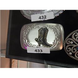 BELT BUCKLE - COWBOY BOOTS