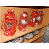 Image 1 : HURRICANE OIL LANTERNS - 4 TOTAL