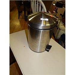 SMALL GARBAGE CAN - STAINLESS STEEL