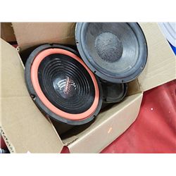 BOX OF CAR SPEAKERS