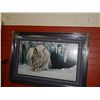 Image 1 : FRAMED PRINT "DOZING LYNX - ROBERT BATEMAN