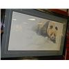 Image 1 : FRAMED LIMITED EDITION PRINT "WOLONG WHITE OUT - JOHN SEEREY LESTER