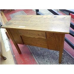 VINTAGE OAK WASH STAND - 1 DRAWER