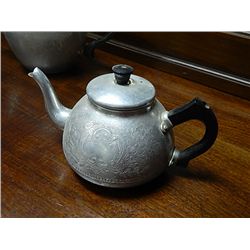 VINTAGE METAL TEAPOT