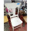 Image 1 : VINTAGE OLD CANADIAN PRESS BACK CHAIR - WHITE